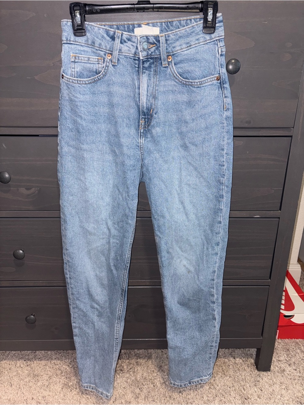 H&M Light Wash Straight Leg Jeans